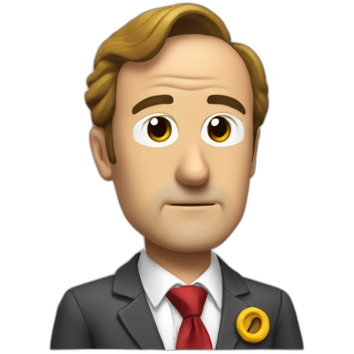 Saul goodman adjusting tie emoji