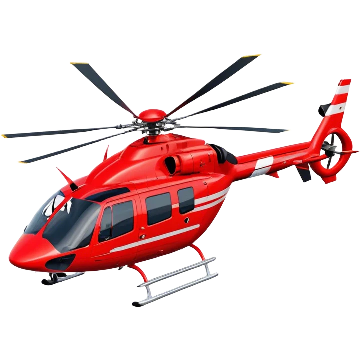 Rescue Helicopter - Airbus H145 (Model Year: 2021) (Iconic colour: Red with white) emoji