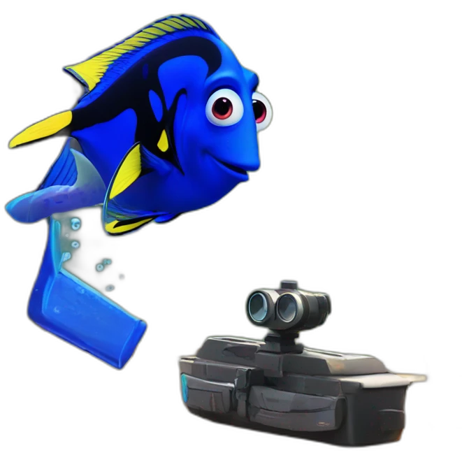 finding dory playing fortnite emoji