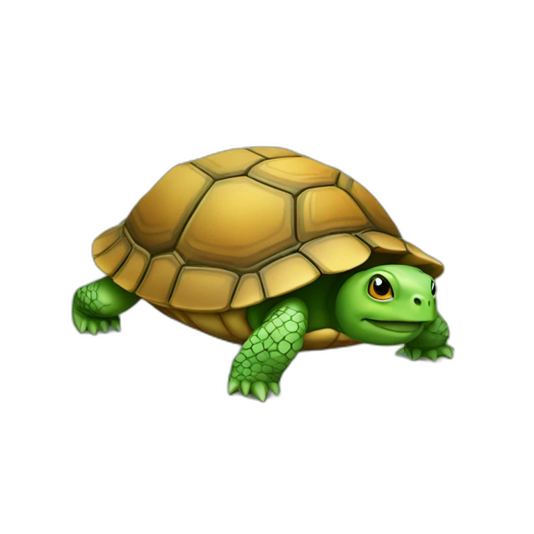 Tortue sur tortue emoji