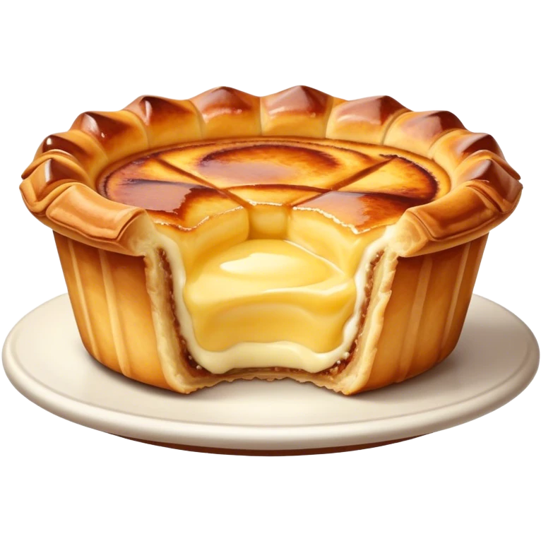Pastel de nata emoji