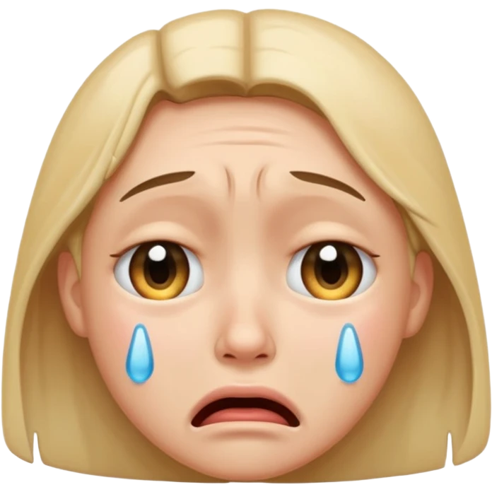 crying face emoji, expressive and clear emoji