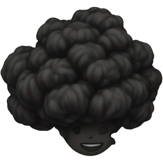black  cotton emoji