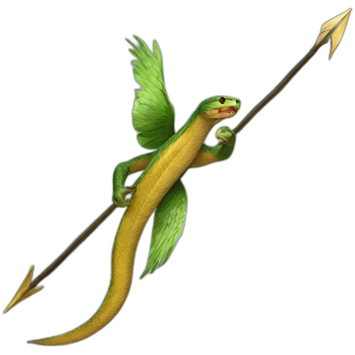 Snake-Winged-Arrow emoji
