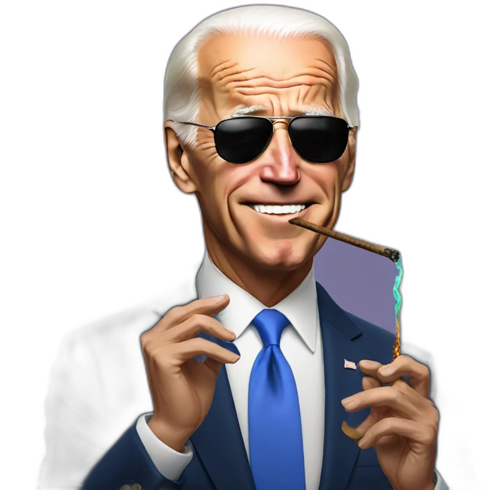Joe biden smokes hookah emoji