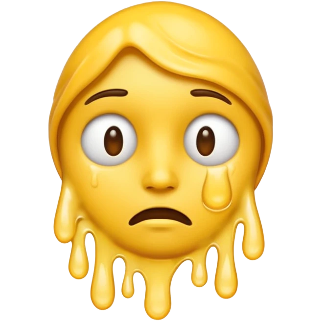 melting face emoji emoji