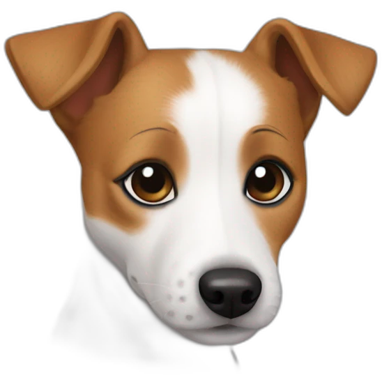 Perros Jack Russell terrier blanco ok emoji
