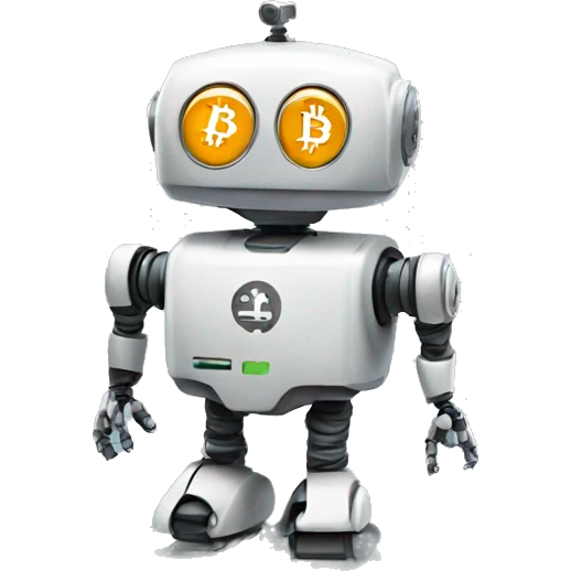 small bitcoin robot emoji
