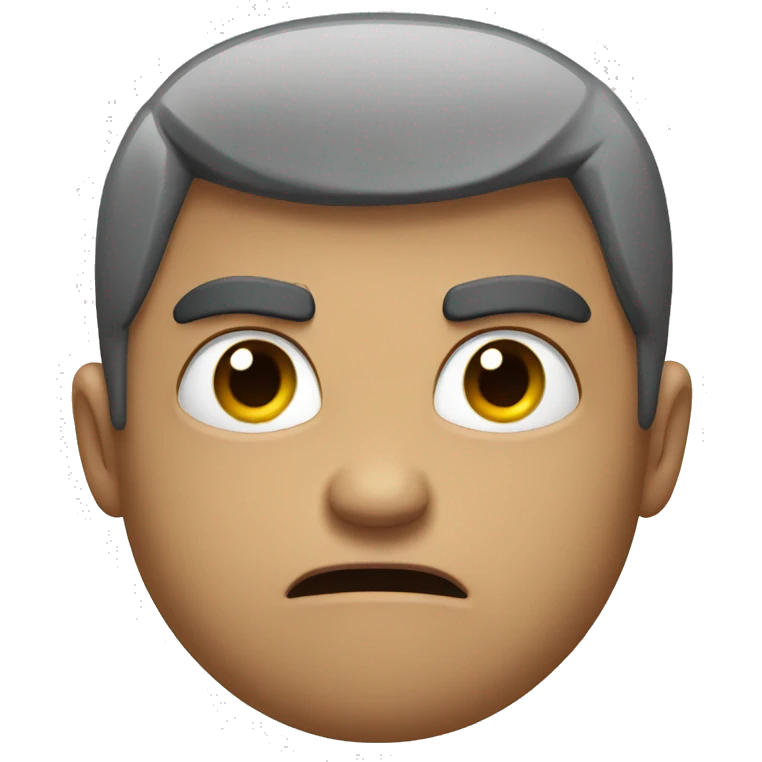 Angry bad boy emoji
