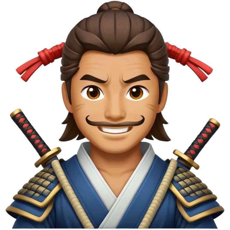 happy samurai emoji