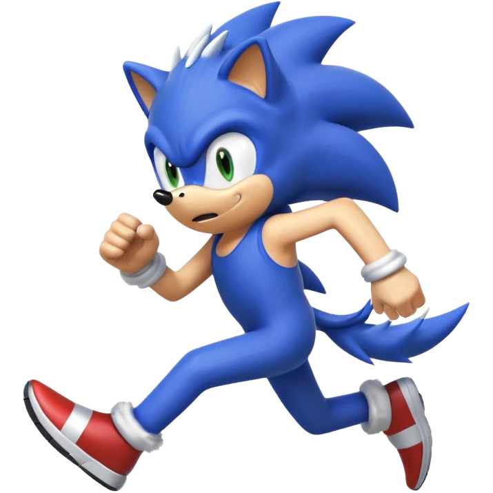 Sonic the hedgehog emoji