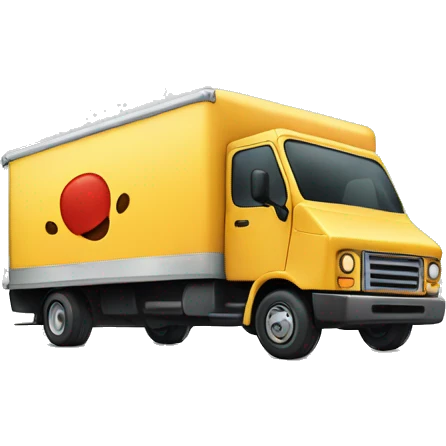 Delivery truck emoji