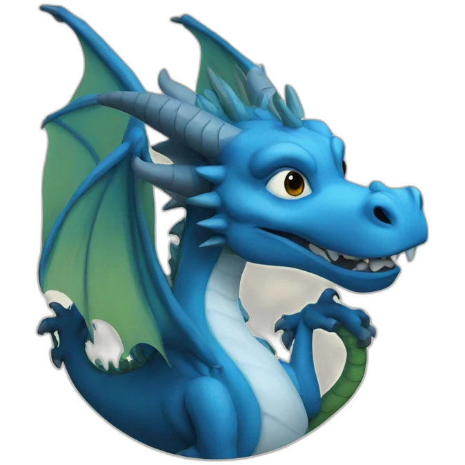 Un dragon emoji