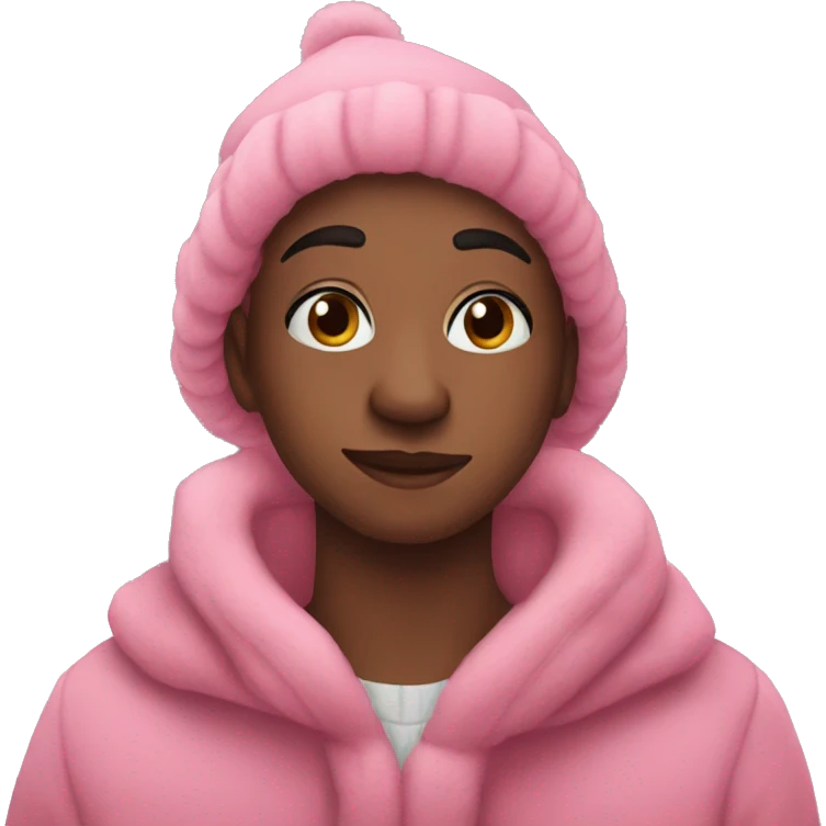Asthetic pink cozy Christmas  emoji