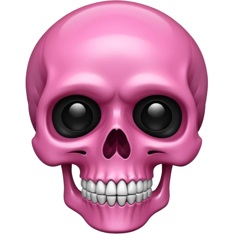 Pink skull emoji