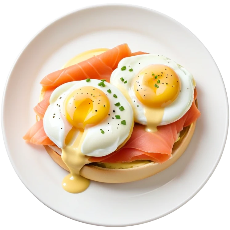 Eggs benedict with smoked salmon emoji