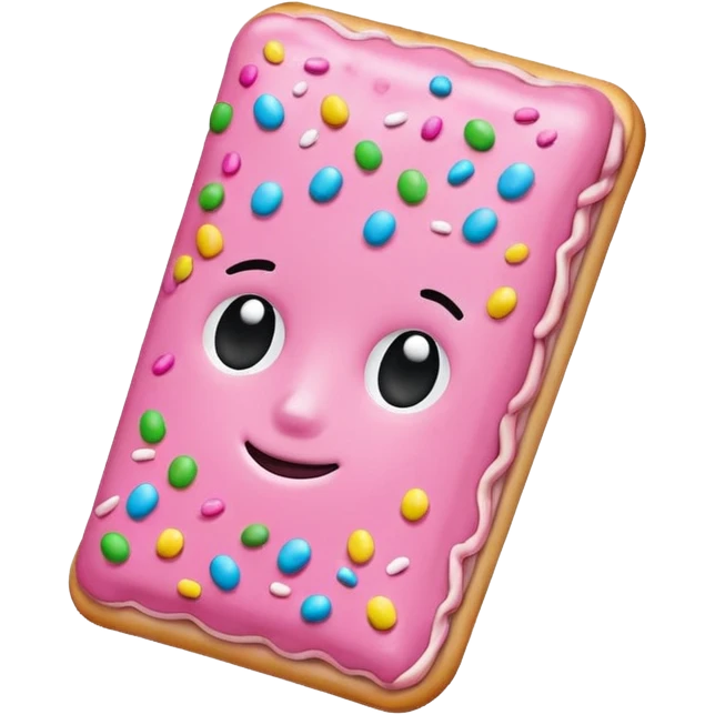 Make me a pop tart emoji that i can copy and paste in a text box emoji