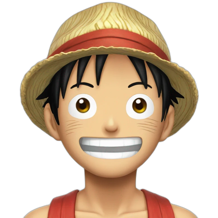 luffy one piece emoji