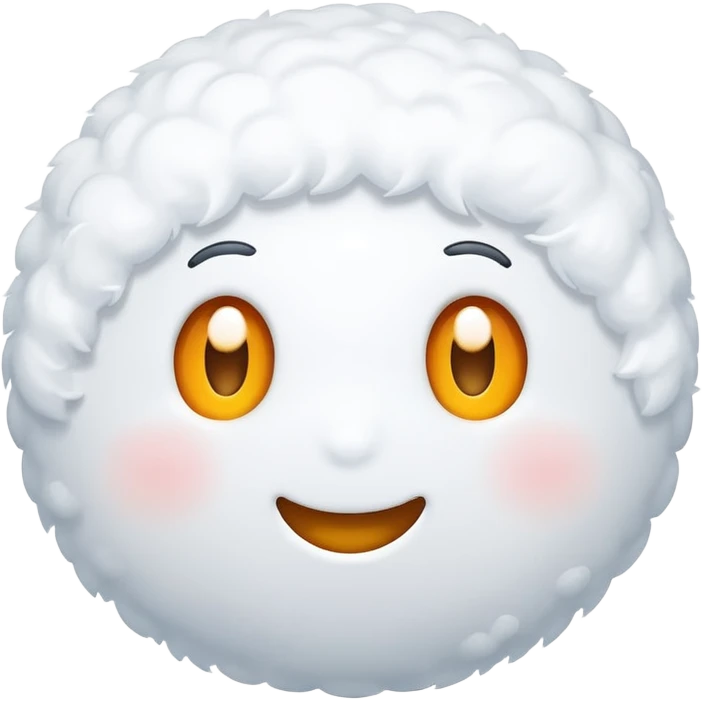 snow ball emoji