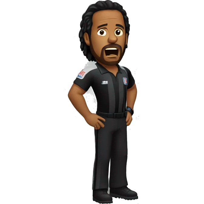 ufc referee herb dean shrugging his shoulders emoji