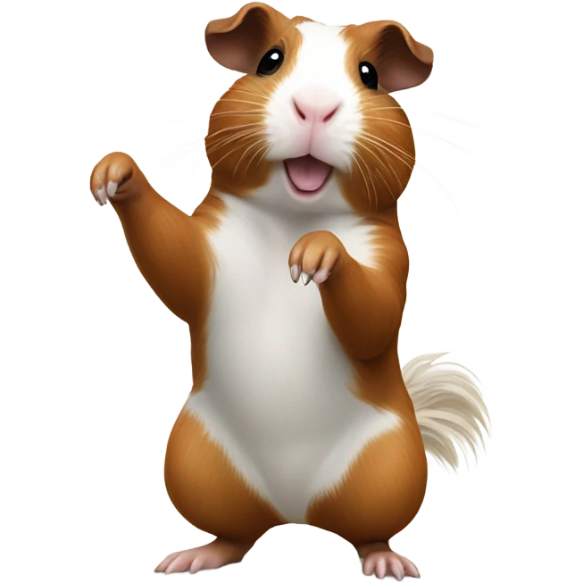 Guinea pig flipping you off emoji