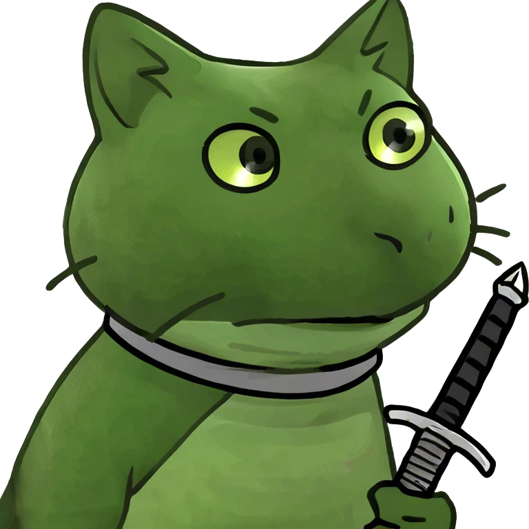 Cat with swords  emoji