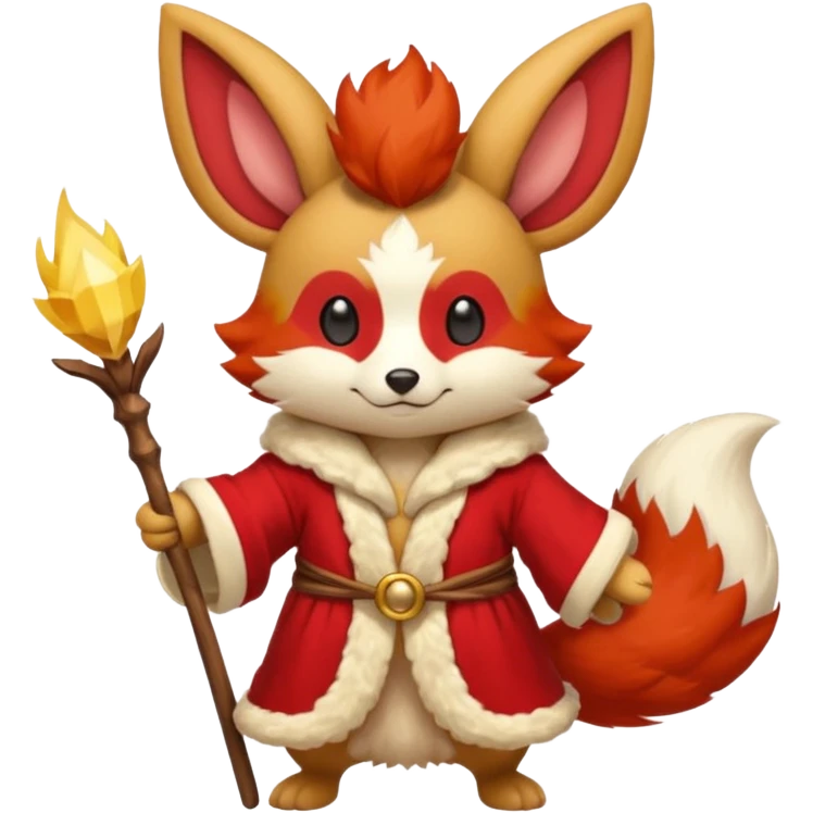 Teddiursa-Minccino-Delphox-fusion  emoji