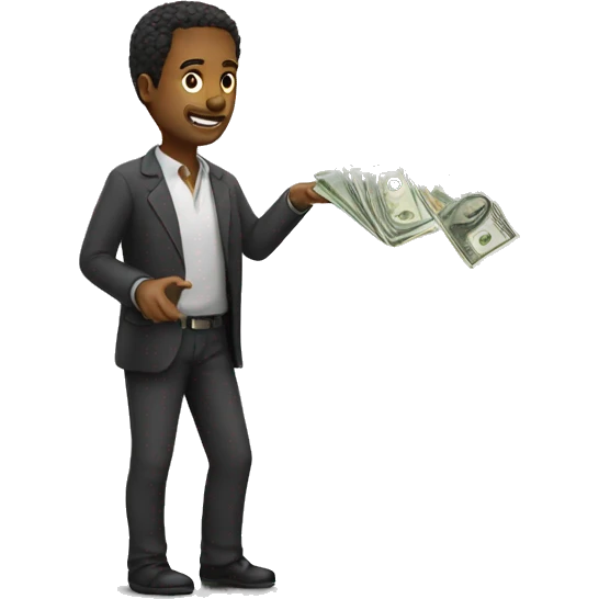 man taking money  emoji