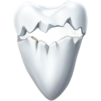 Chipped tooth emoji