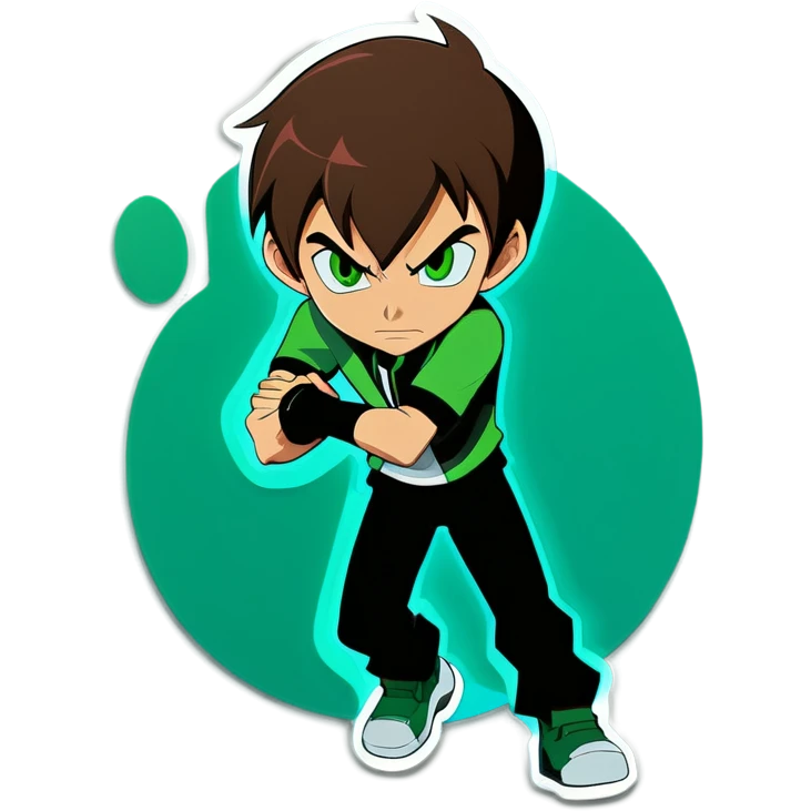 Anime style Ben 10 emoji