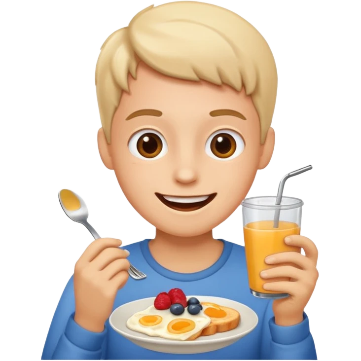 eat breakfast emoji