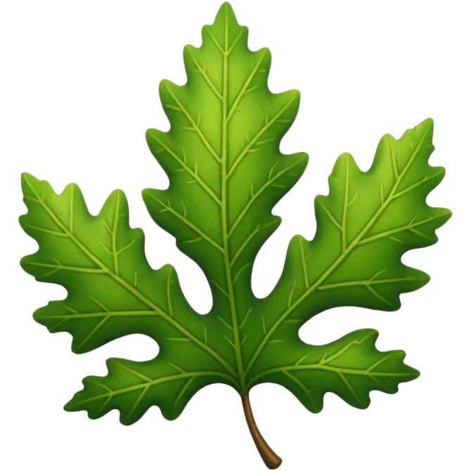 oak leaf emoji
