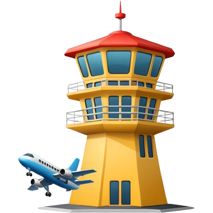 air traffic control tower emoji