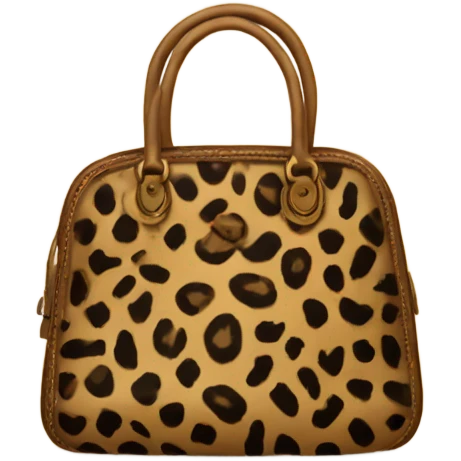 leopard color bag emoji