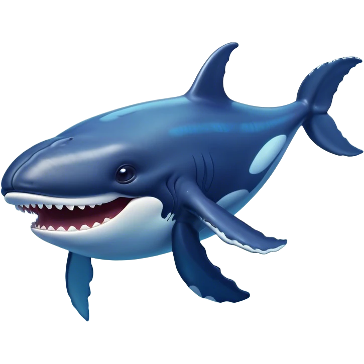 Cinematic Comical Humpback Whale Portrait Emoji, Head tilted dramatically with an exaggeratedly shocked expression, featuring a massive yet graceful body with wide, comically expressive eyes full of playful disbelief and animated pectoral fins, Simplified yet hilariously expressive features, highly detailed, glowing with a slightly sassy oceanic glow, high shine, dramatic yet playful, stylized with an air of cheeky marine mischief, soft glowing outline, capturing the essence of a meme-worthy humpback whale that looks ready to make waves with its hilariously dramatic antics! emoji