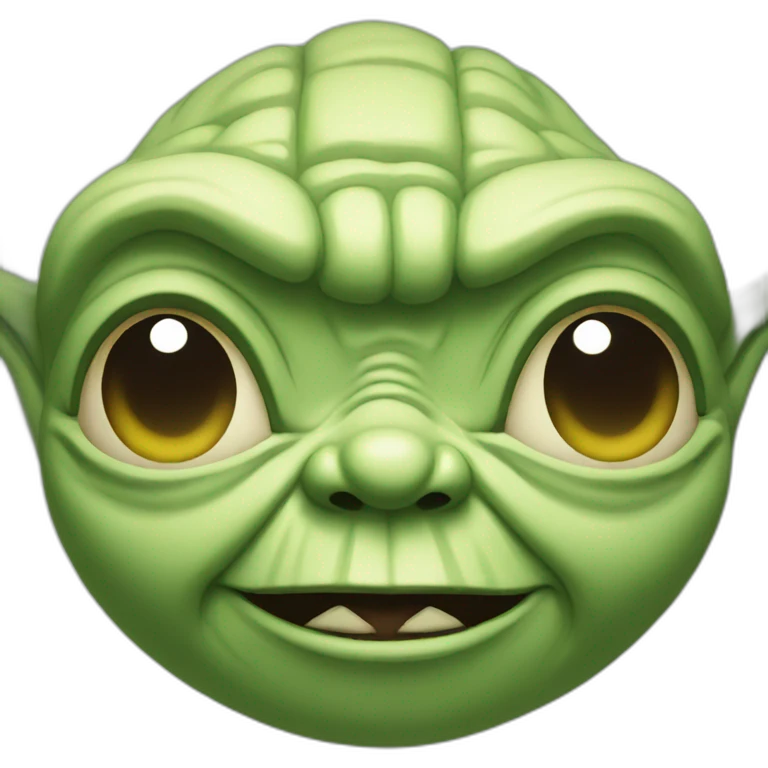 Yoda smile emoji
