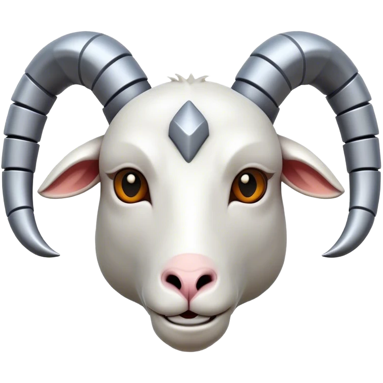 Cybernetic Ram(Goat) head  emoji