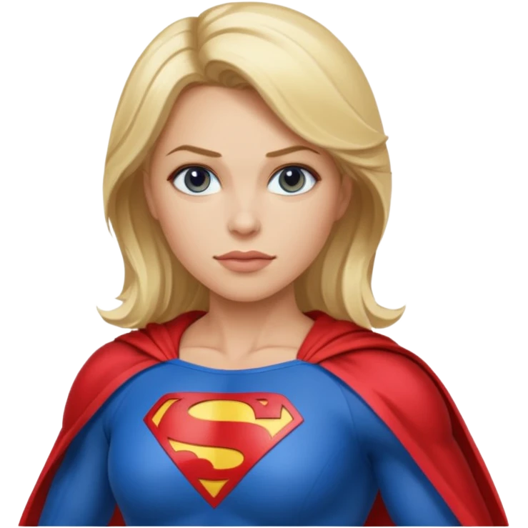 Super women blonde emoji