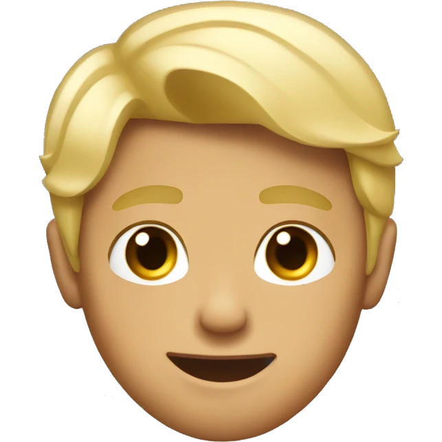 Blonde tanned boy that likes partying  emoji