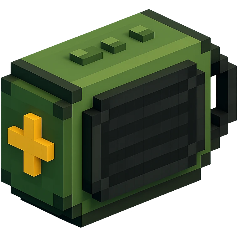 military-themed portable JBL speaker with olive green and black colors emoji