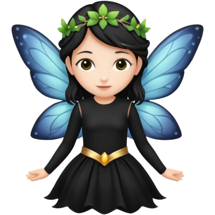 Back clothes fairy  emoji
