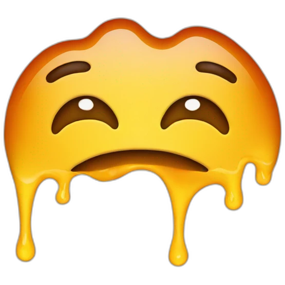 melting face emoji