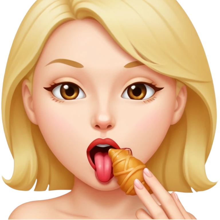 Женщина лижет пизду  emoji