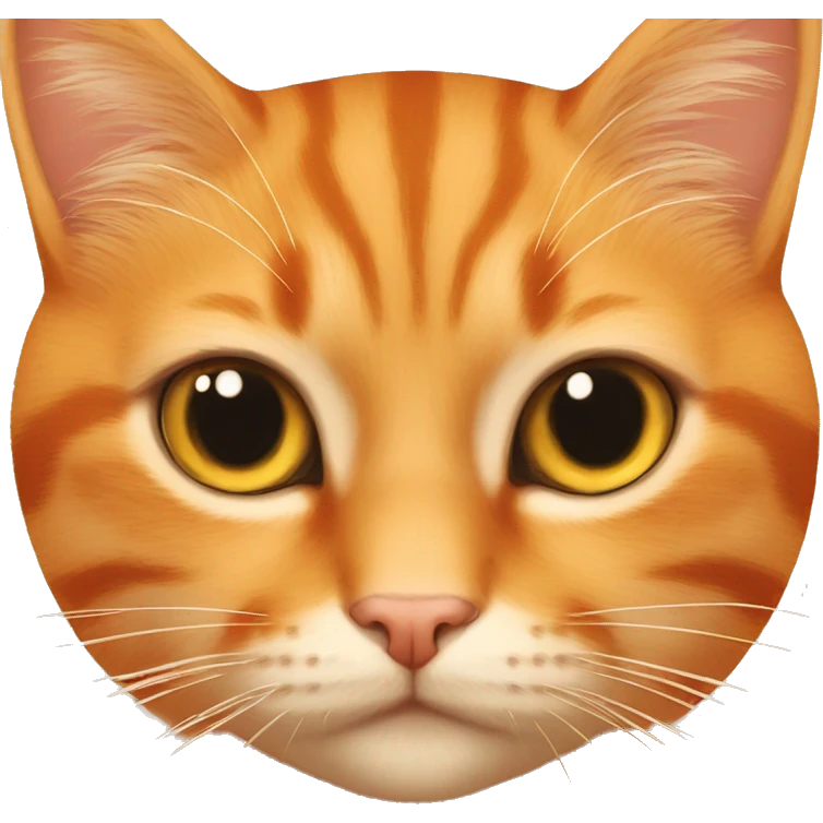 Orange cat write on it mamini emoji