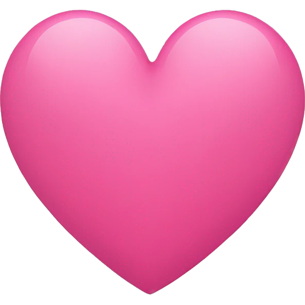 Heart pink emoji