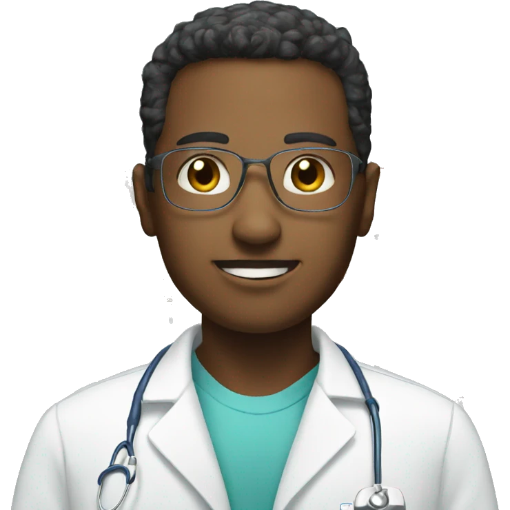 AI meets healthcare emoji