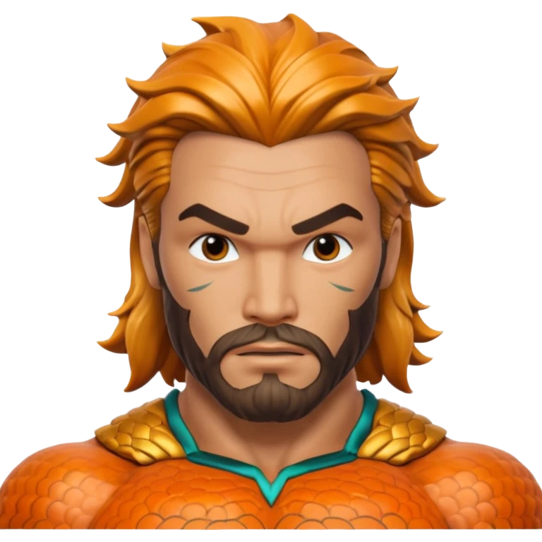 Aquamen head face 3d emoji
