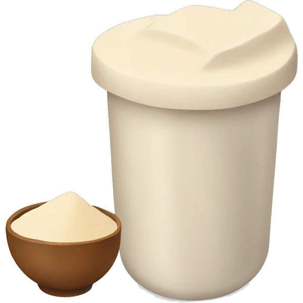 Whey protein powder emoji