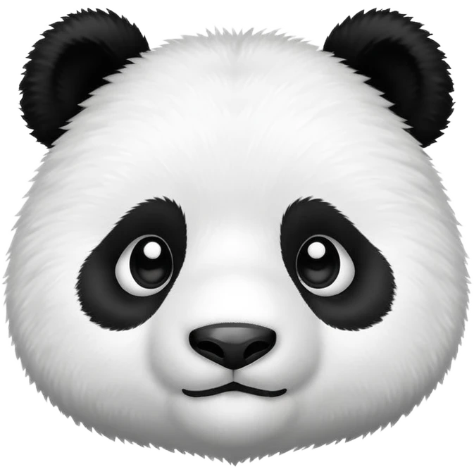 Panda face emoji