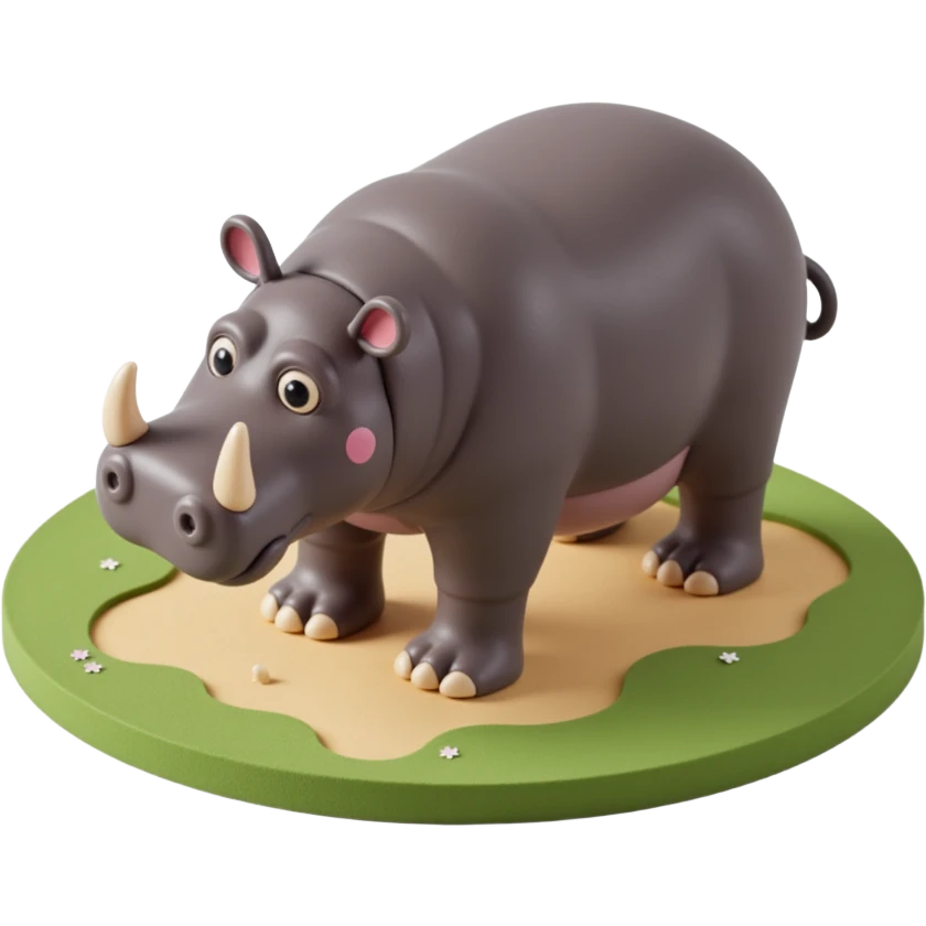 Hippopotamus emoji